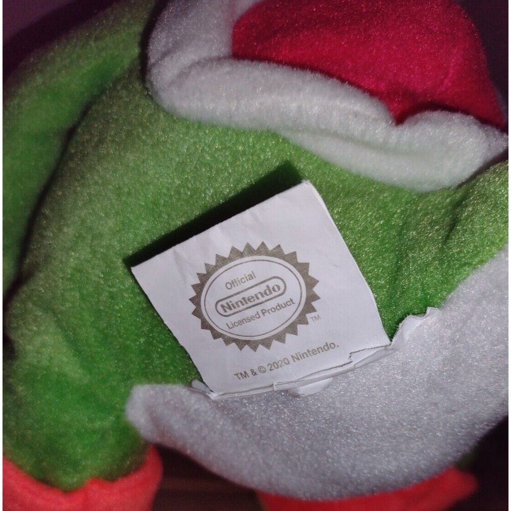 Yoshi Plush 14” Super Mario Brothers Stuffed Dinosaur Nintendo 2020 Stuffie - Picture 7 of 7